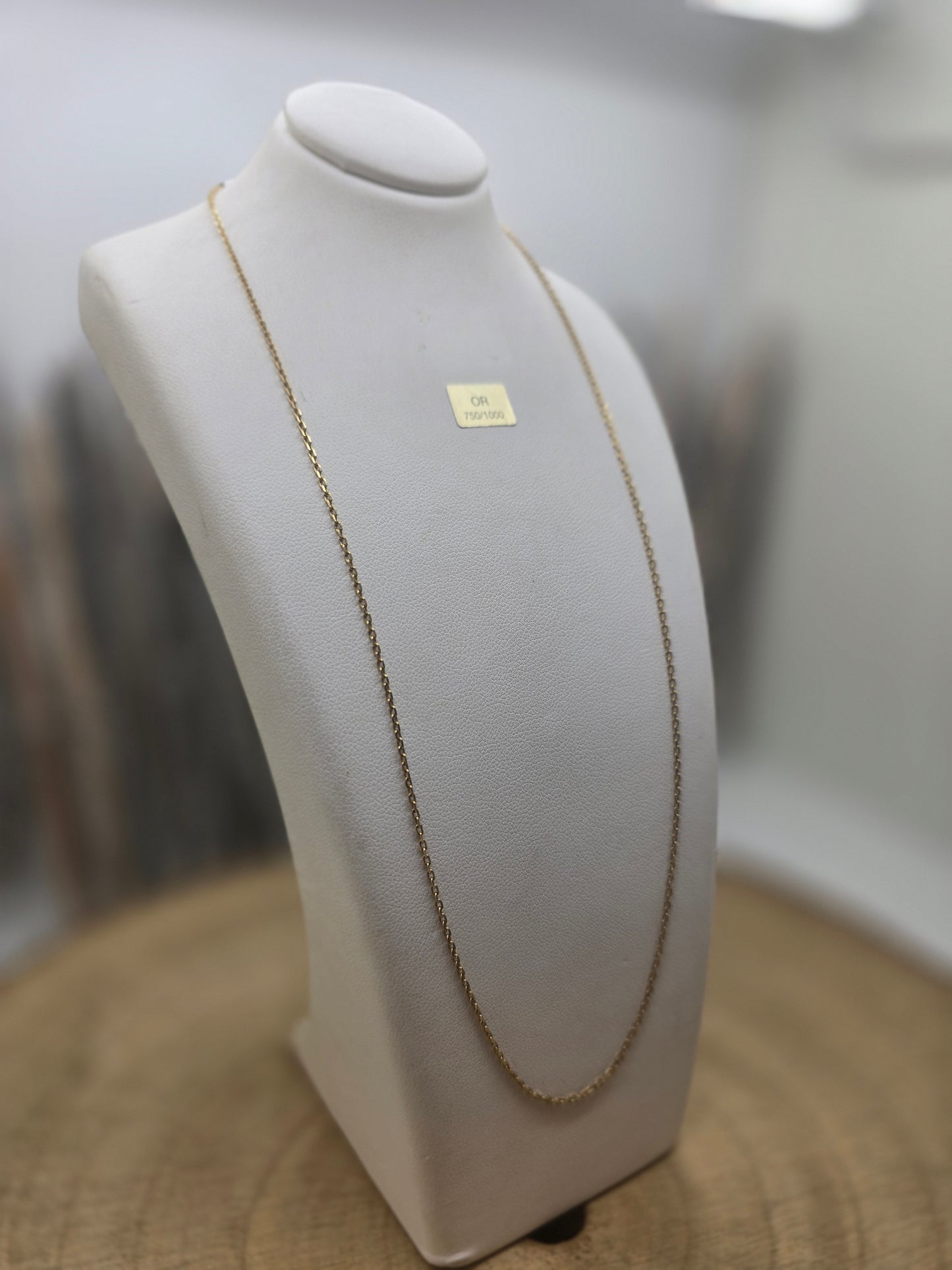 Collier Princesse en Or Jaune 18K 2.46 Grs