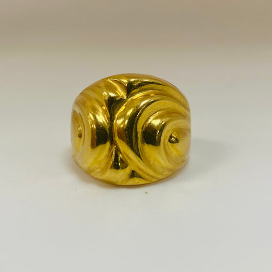 Bague Ancienne en Or Jaune 18 K - T 54