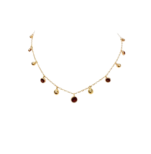 Collier Breloque Or Jaune 18k 3.33 Grs