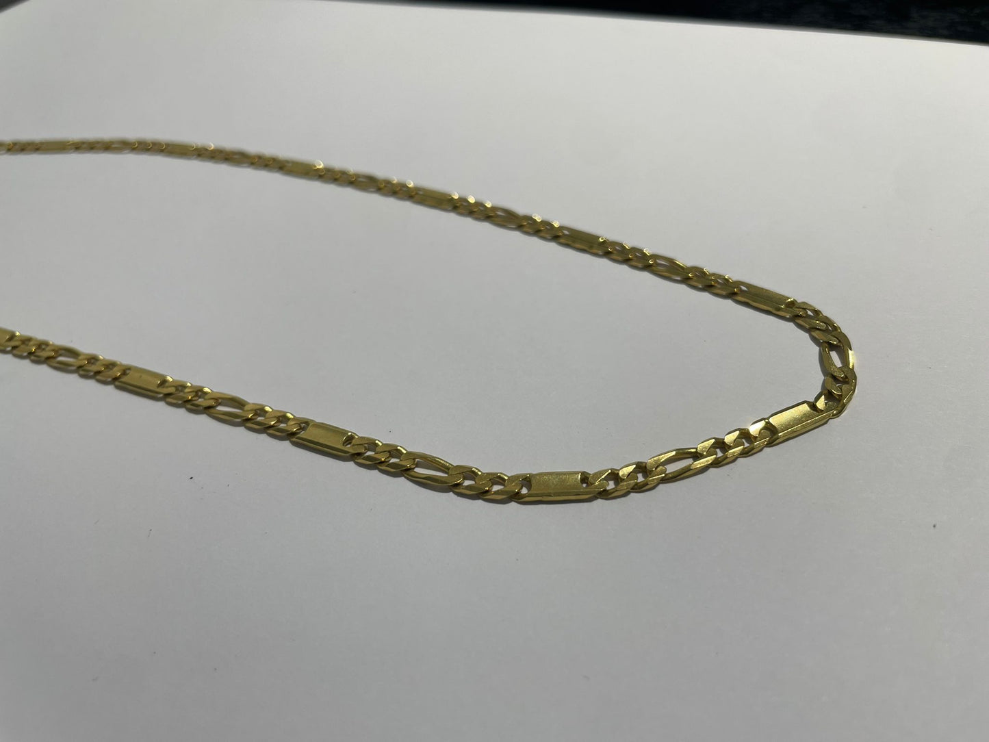 Collier en or jaune figaro 18K 22.8 Grs