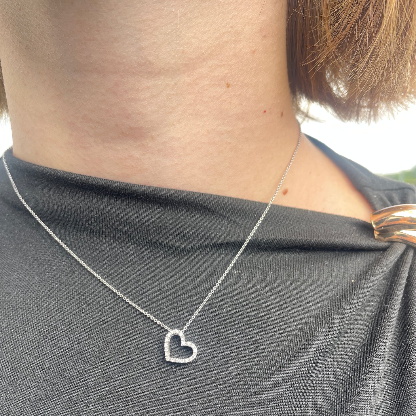 Collier Princesse en Or Blanc 18K 2.78 Grs