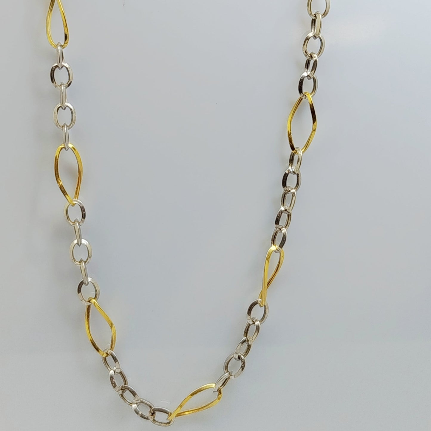 Collier Princesse en Or Jaune/Blanc 18K - 4.85g