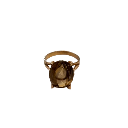 Solitaire en Or Jaune 18K Taille-54
