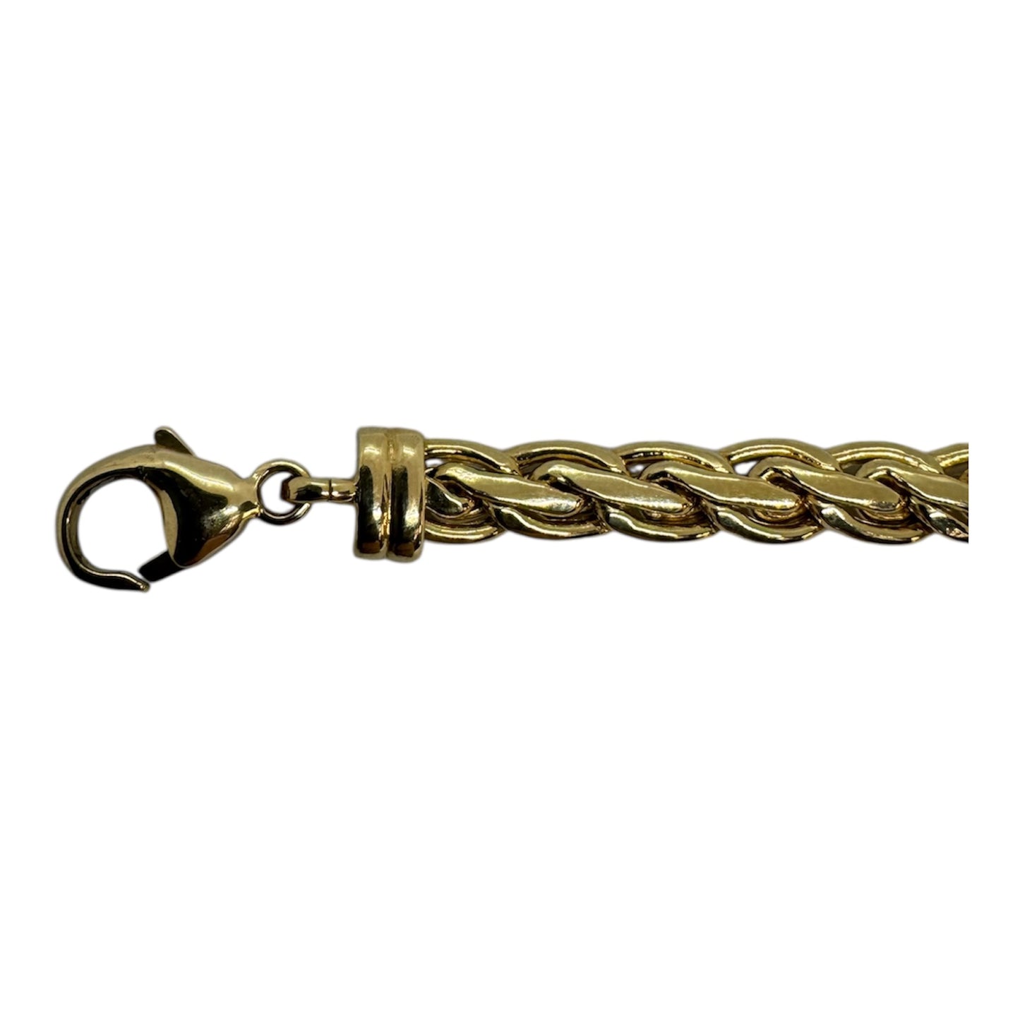 Bracelet Gourmette en Or Jaune 18K Poids-5.85g