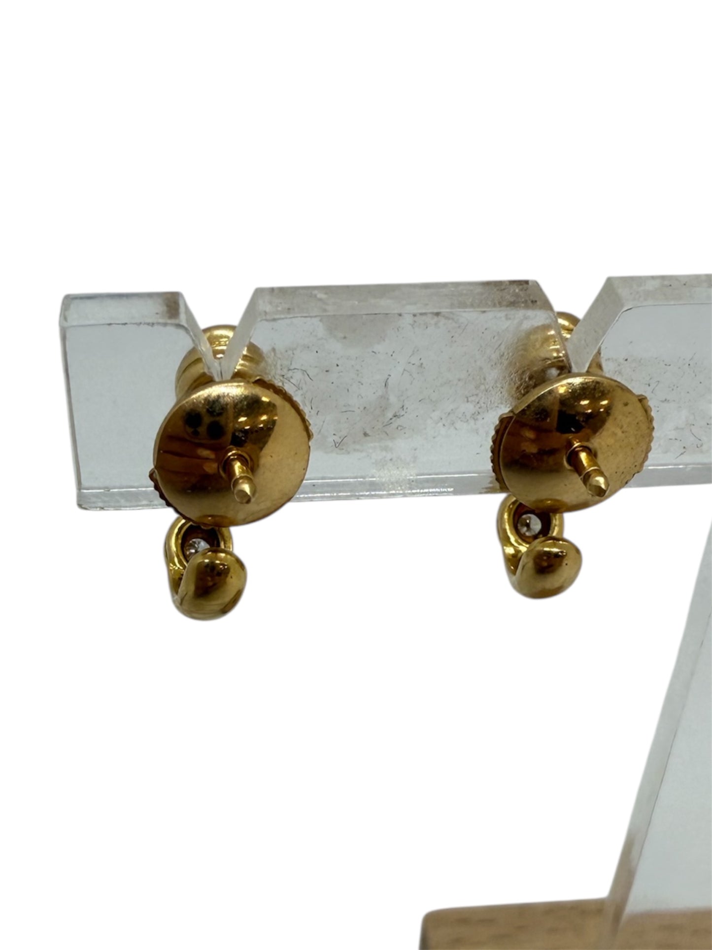 Boucles d'oreilles en or jaune 18k 3.80 Grs