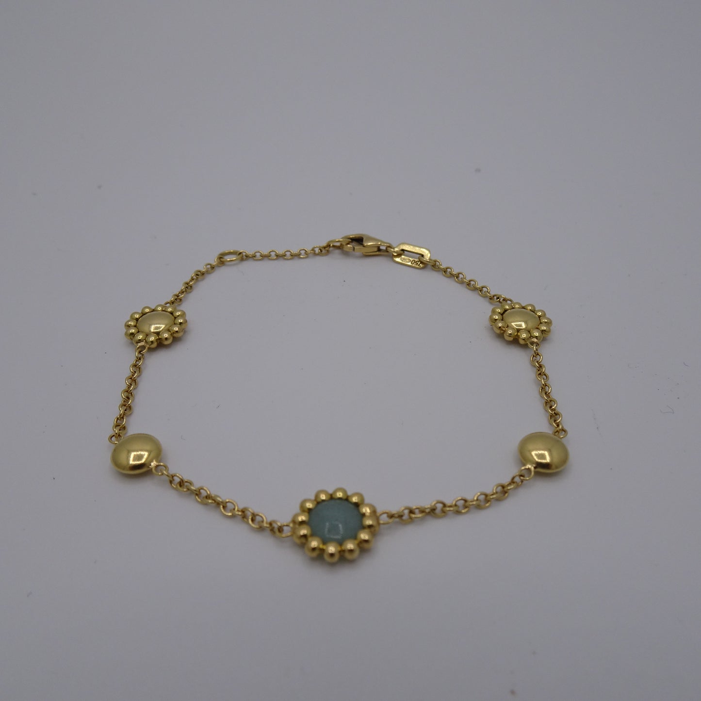 Bracelet Maillon Forçat Or Jaune 18K 4.87 Grs
