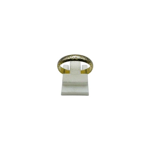 Alliance en Or Jaune et Blanc 18K Taille 57