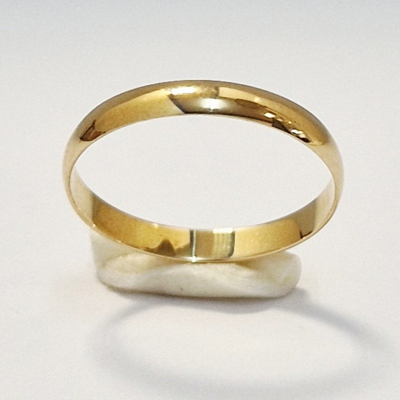 Bagues Alliance Or Jaune 18K 1.88 Grs - Taille 62