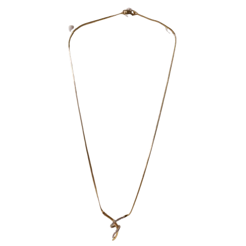 Collier Matinée Or Jaune 18K avec Diamants 0.34 cts