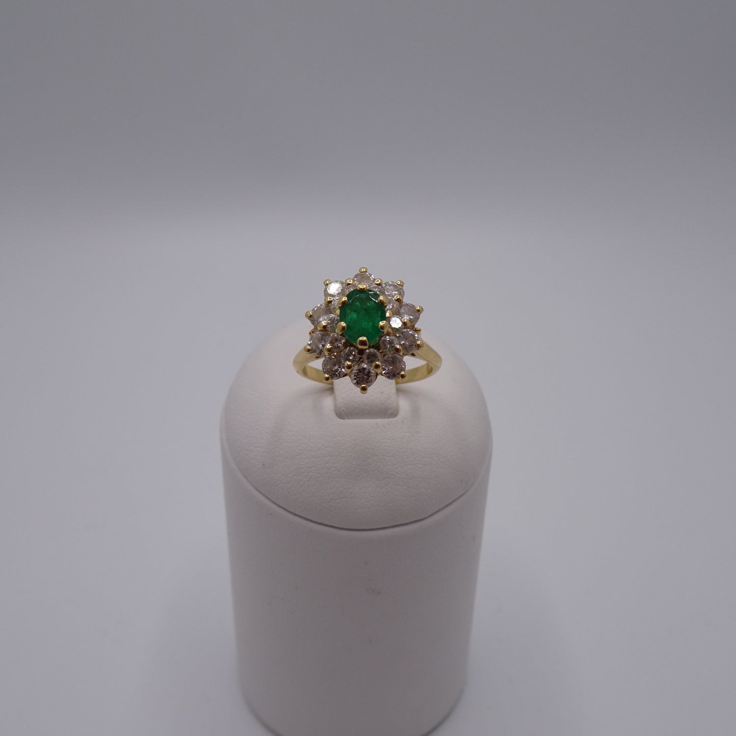Bagues Marguerite en Or Jaune 18K Taille-53