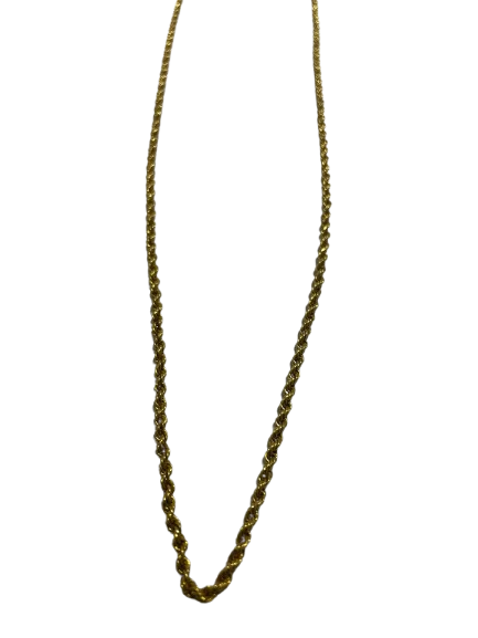 Collier Chaîne Longue en Or Jaune 18k 16.02 Grs