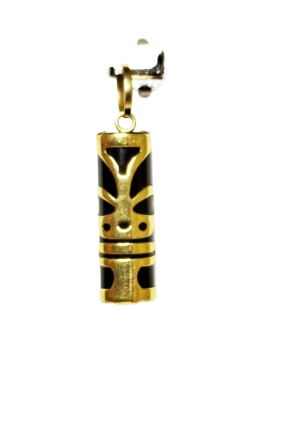 Pendentif Tiki en Or Jaune 18K 2.49 Grs