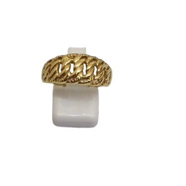 Bague en Or Jaune 18K Taille-59