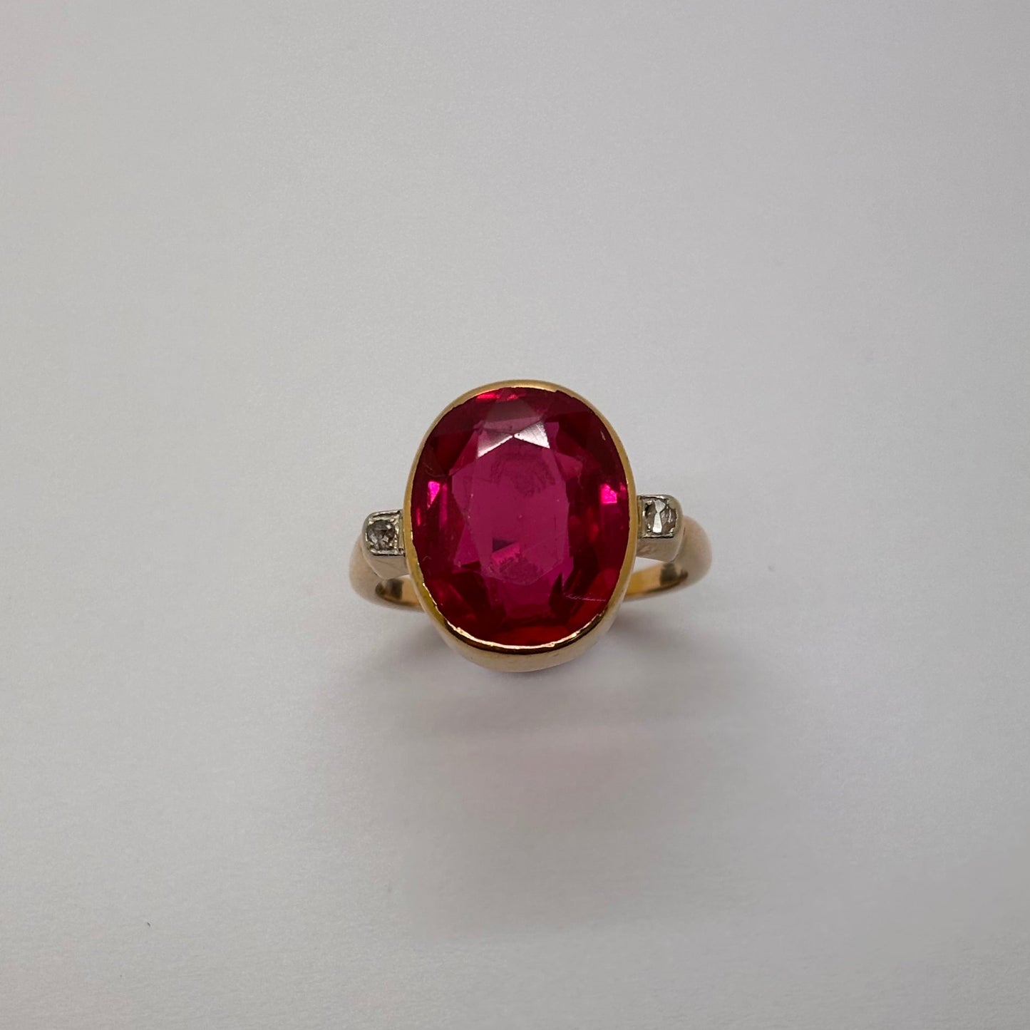 Bagues Anciennes en Or 18K Taille-50