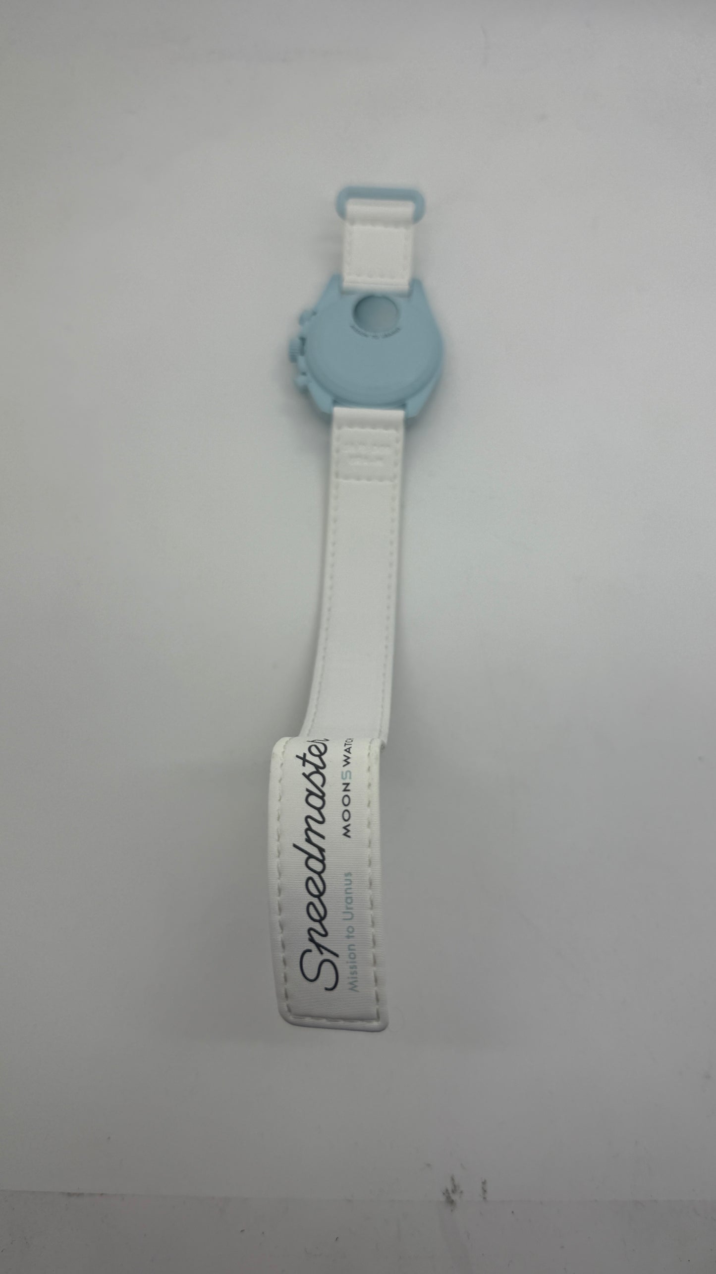 Montre Swatch Oméga Uranus 2022 Bleu Ciel Biocéramique VELCRO®
