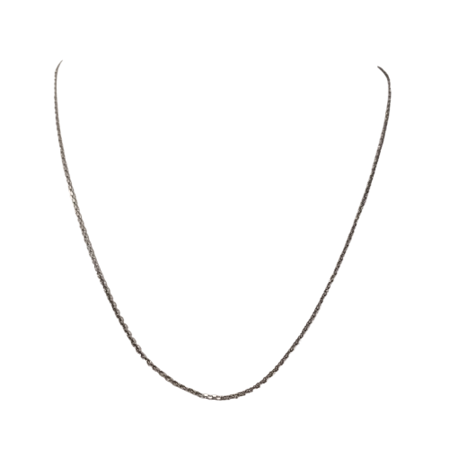 Collier Princesse en Or Blanc 18K 1.94 Grs