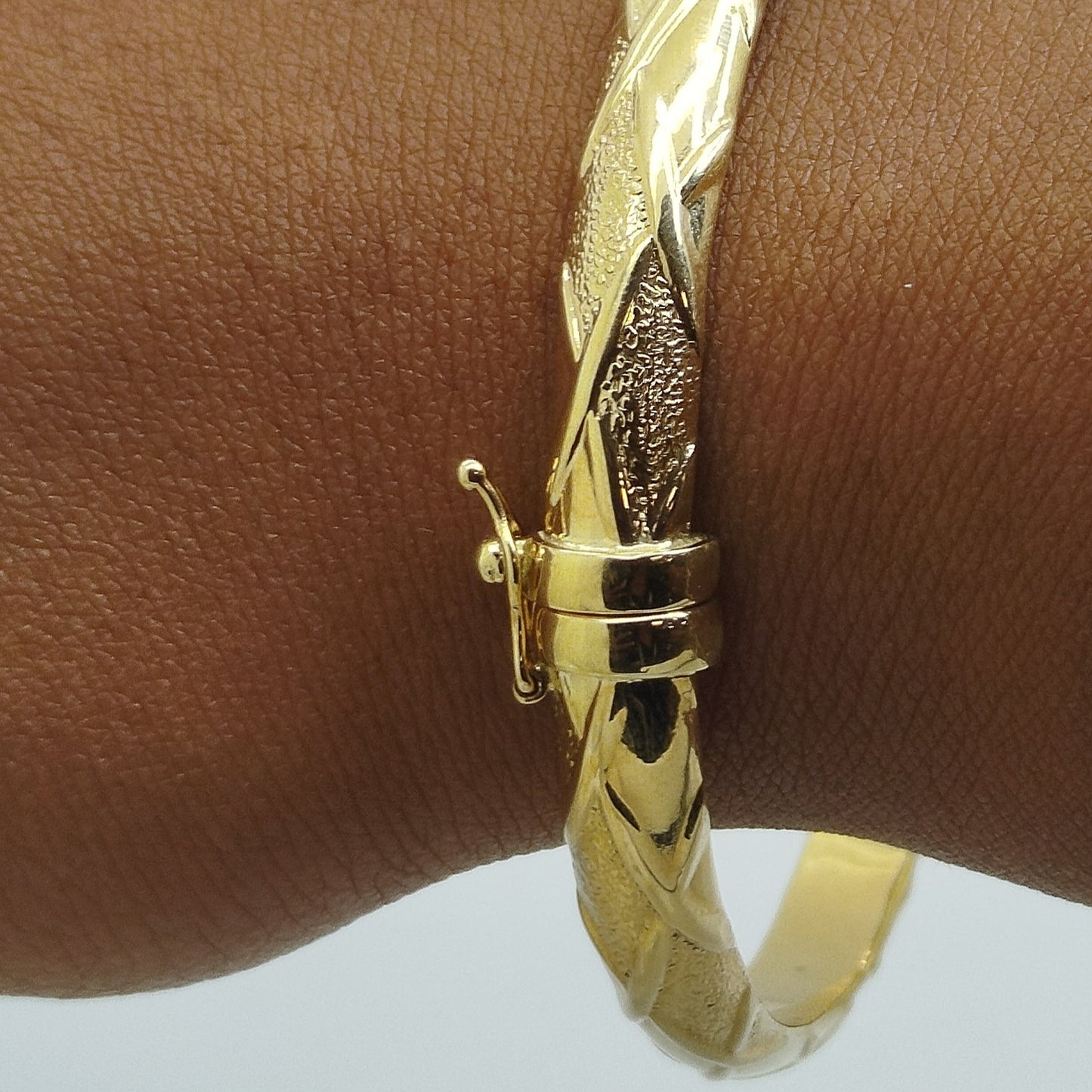 Bracelet Jonc en Or Jaune 18K Poinçonné 750