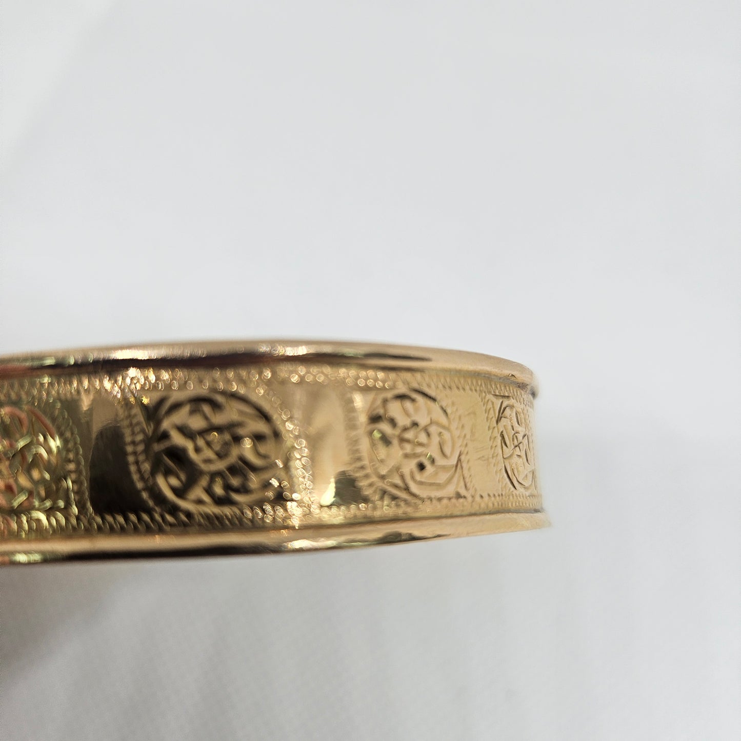 Bracelet Manchette Or Jaune 18K 14.81 Grs