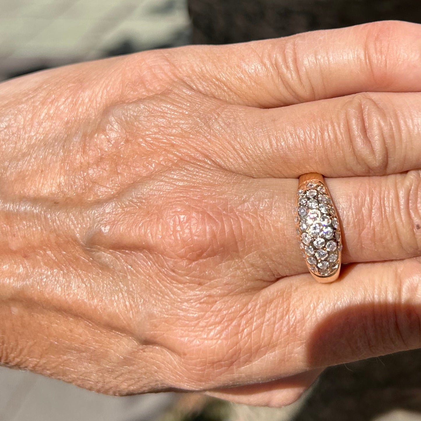 Bague en or blanc 18K Taille-62