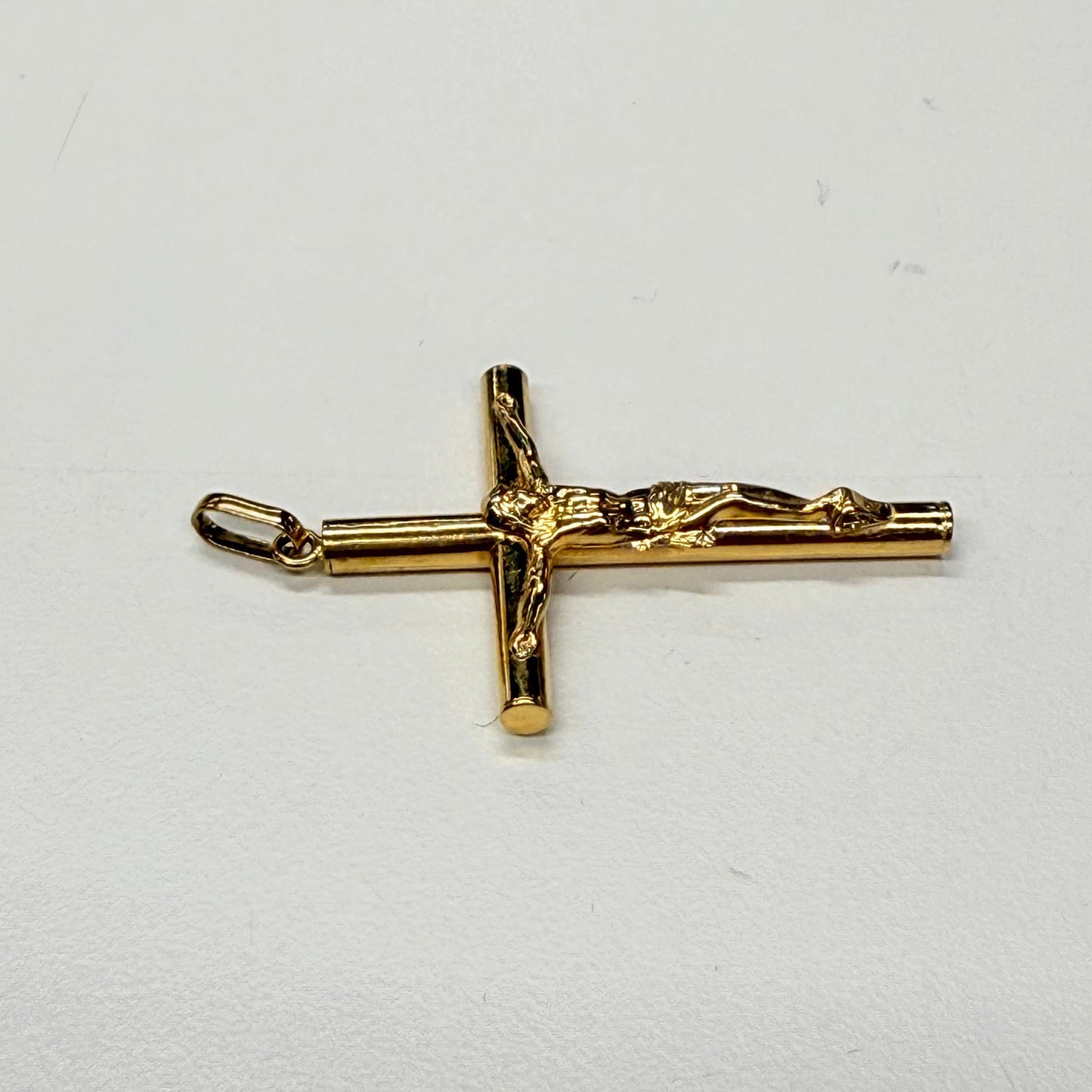 Pendentif Croix Or Jaune 18k -Poids - 1.31 Grs