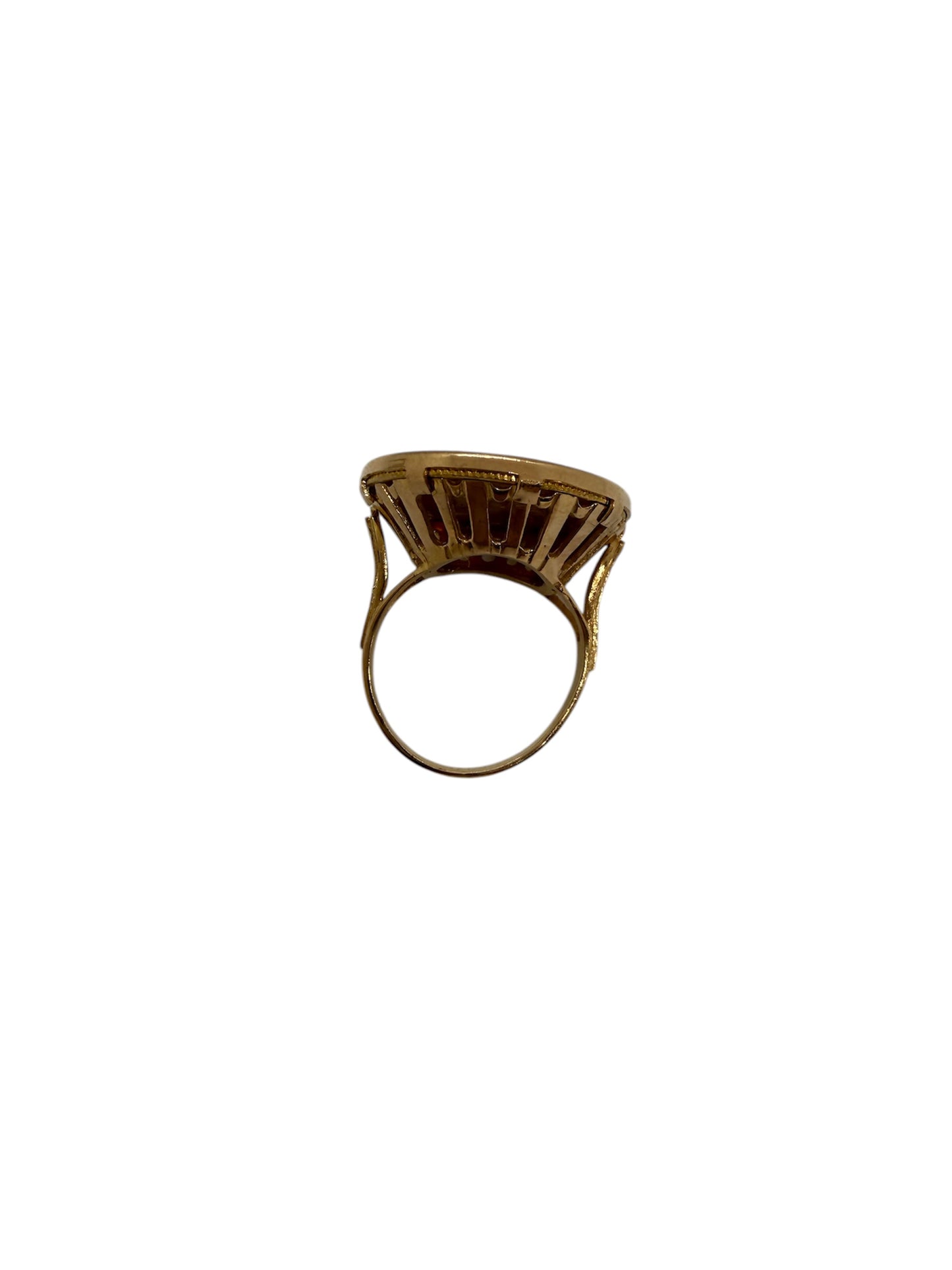 Bague Chevalière en Or Jaune 18 Carats 13.24 Grs