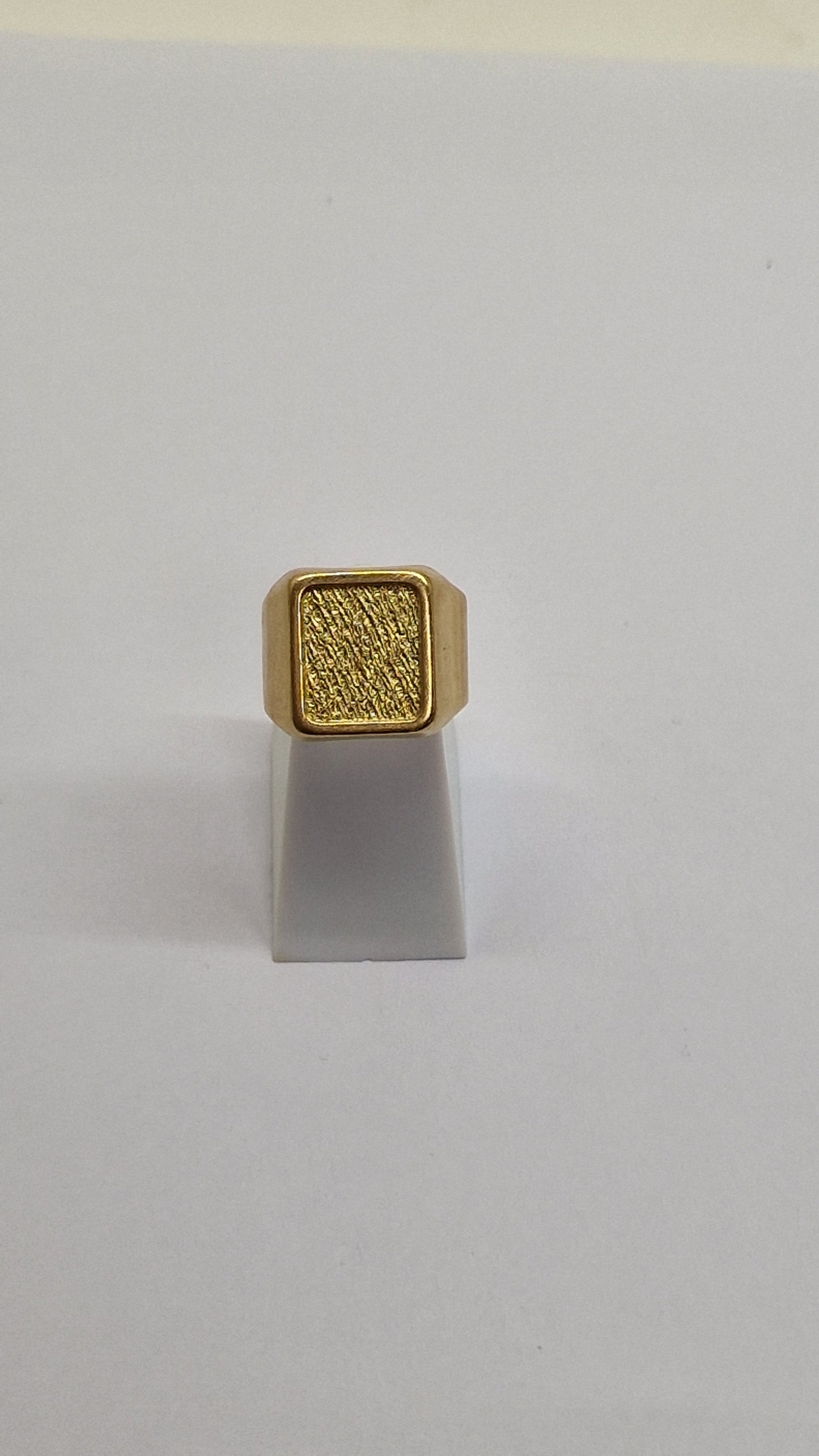 Bague Chevalière OR Jaune 750/1000 - Taille 61