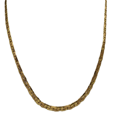 Collier Maille Haricot en Or jaune 18K 10.45 Grs