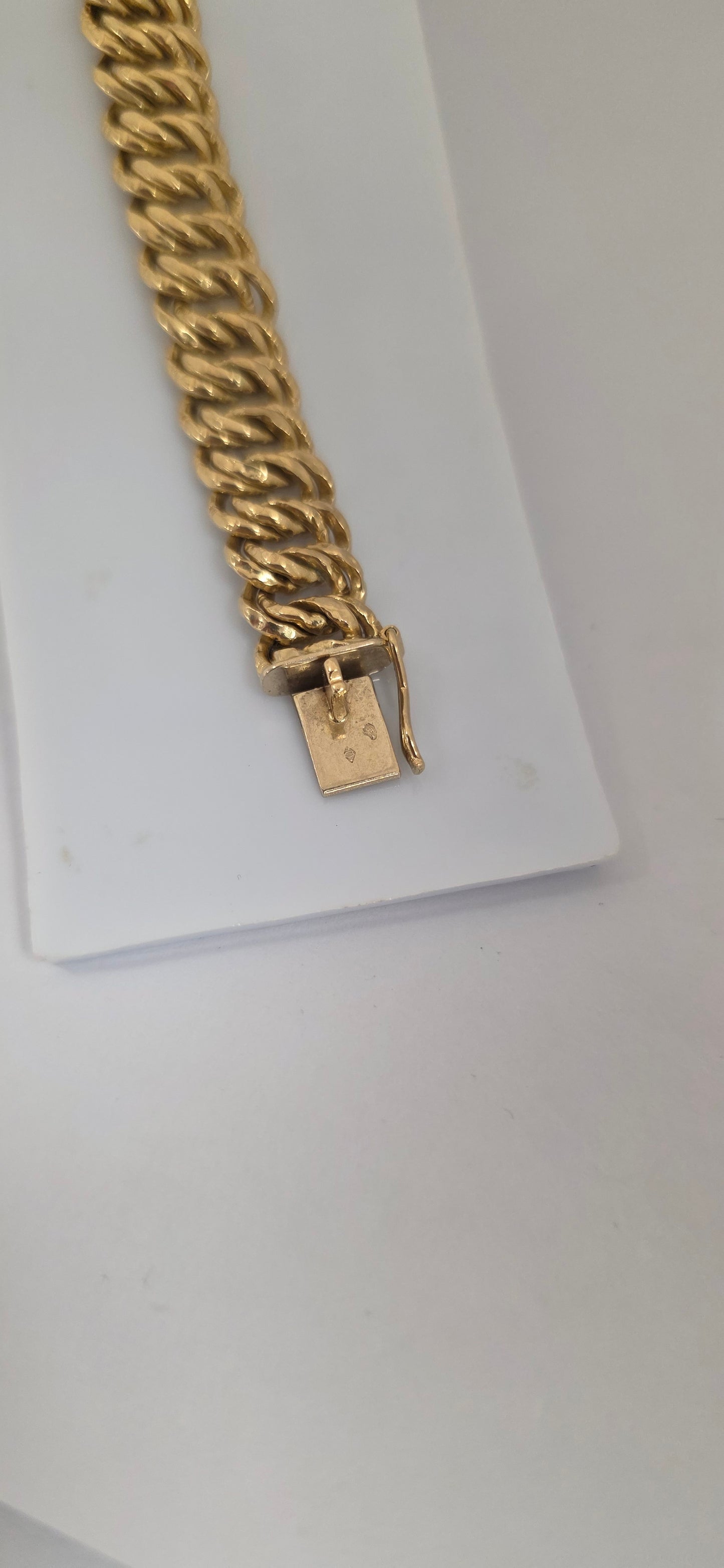 Bracelet Gourmette en Or Jaune 18K 16.4 Grs