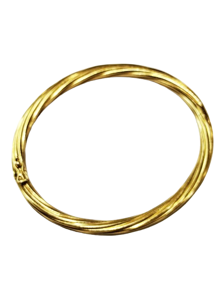 Bracelet Jonc en Or Jaune 18K 16.59 Grs