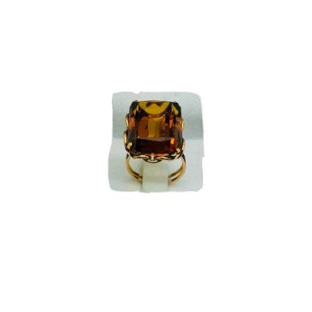 Bague en Or Jaune 18K Taille-52