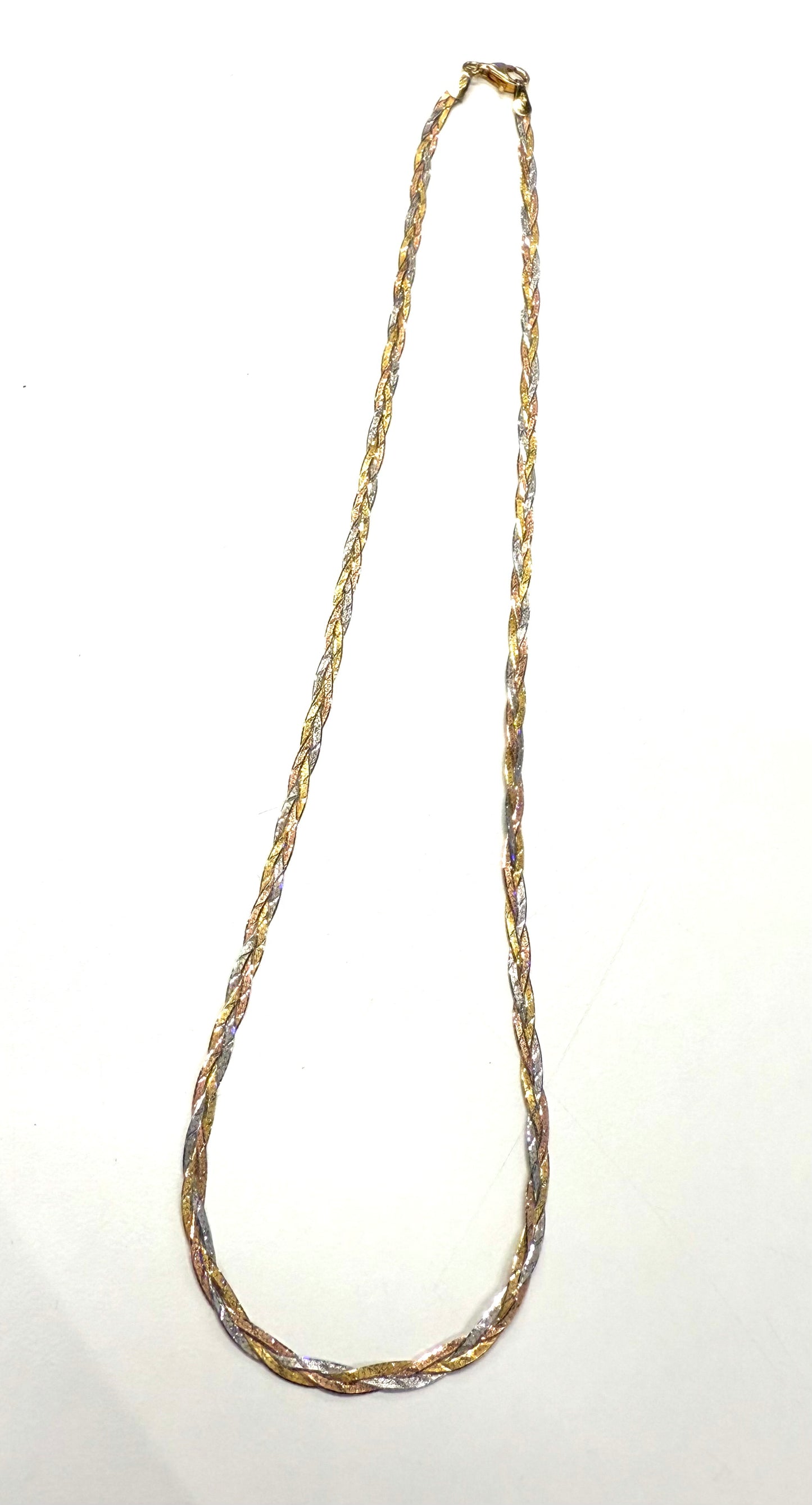 Collier Ras du Cou en or jaune 18K 4.50 Grs
