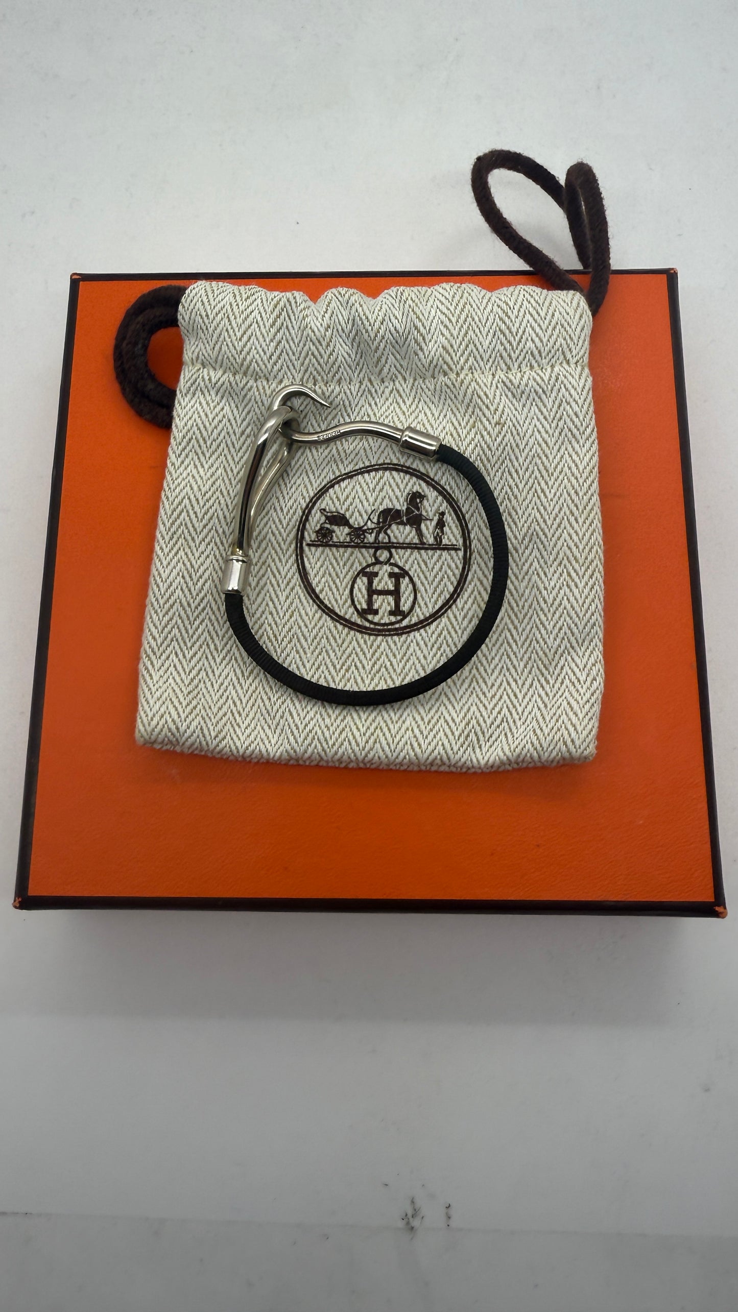 Bracelet Hermès en Nylon Fantaisie 9.05 Grs