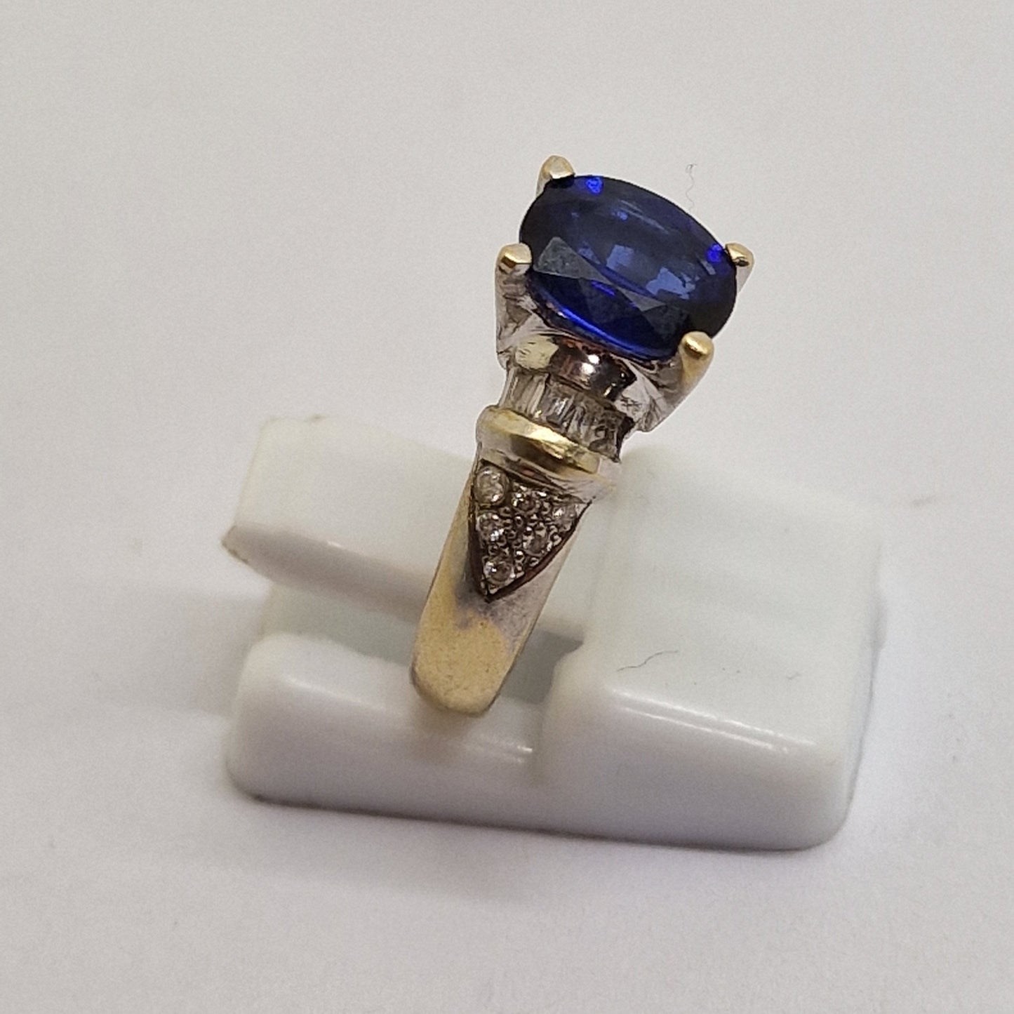 Bague Ancienne en Or Jaune 18k Taille-49