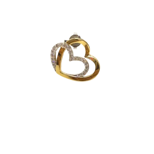 Pendentif en Or 18k avec Diamants - 3,57 Grs