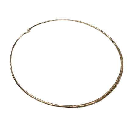 Collier jonc en or jaune 18k 25.83 Grs