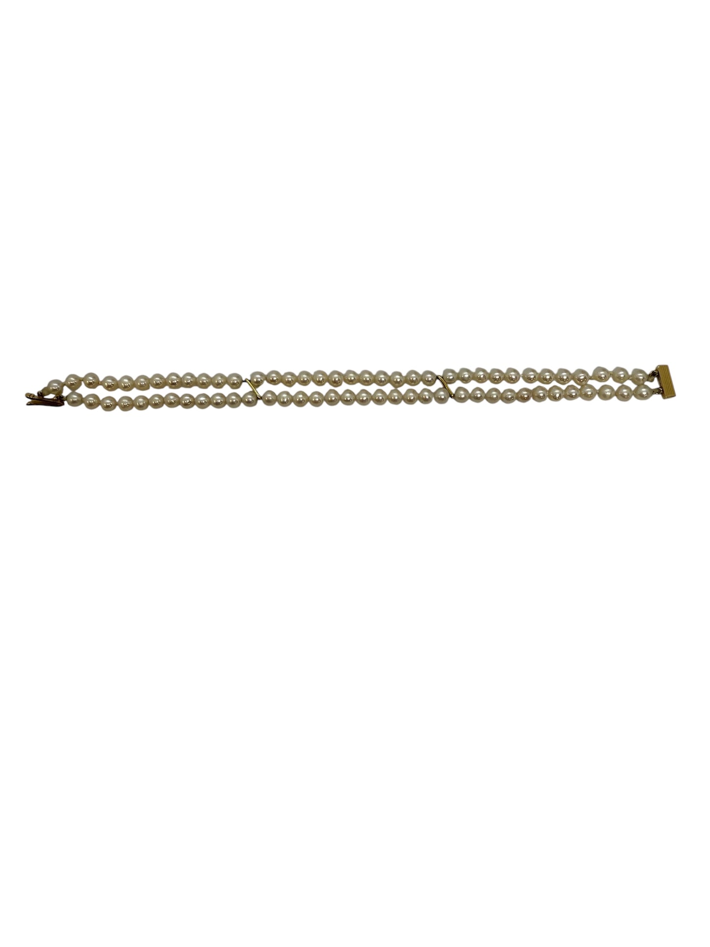 Bracelet perles en Or Jaune 18K 13.06 Grs