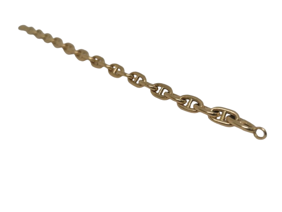 Bracelet maille marine en or jaune 18K 9.44 Grs