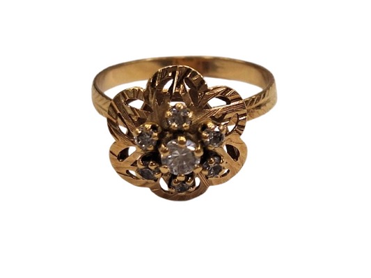 Bague Chou en Or Jaune 18K Taille-52