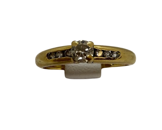 Bagues Alliance en Or Jaune 18K Taille-51