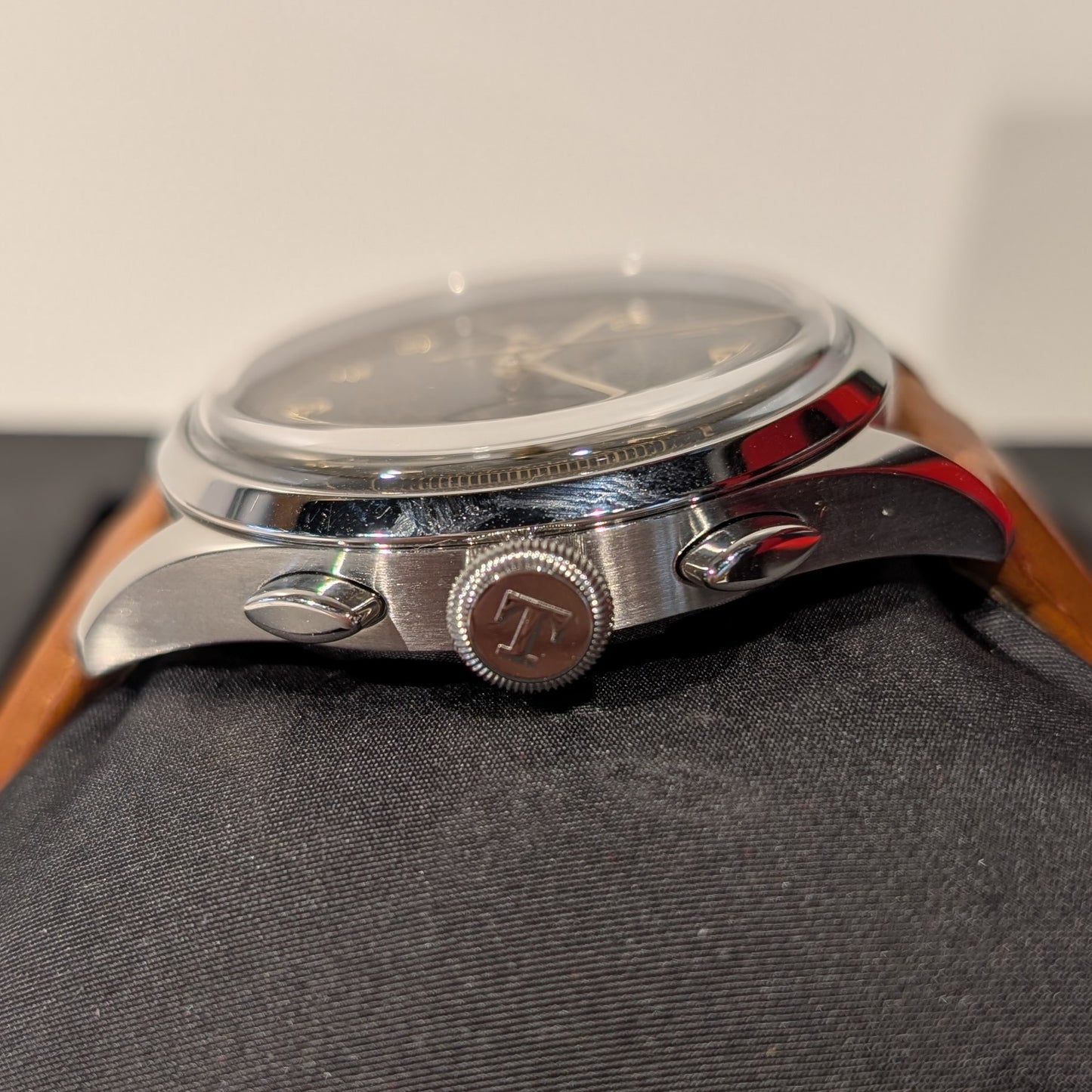 Montre Tissot Telemeter 1938 Chronographe Automatique Acier en Très Bon Etat