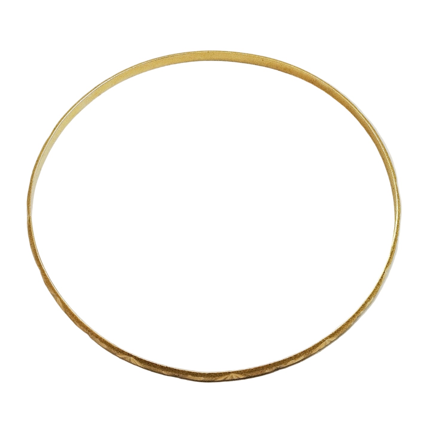 Bracelet jonc en Or Jaune 18K  5.84 Grs