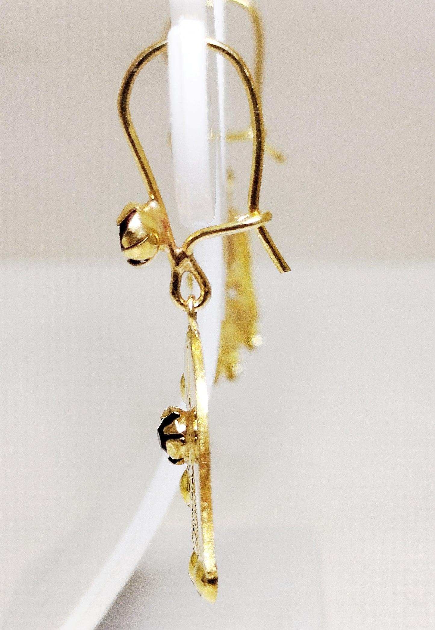 Boucles d'oreilles en or jaune 14K 6.56 Grs