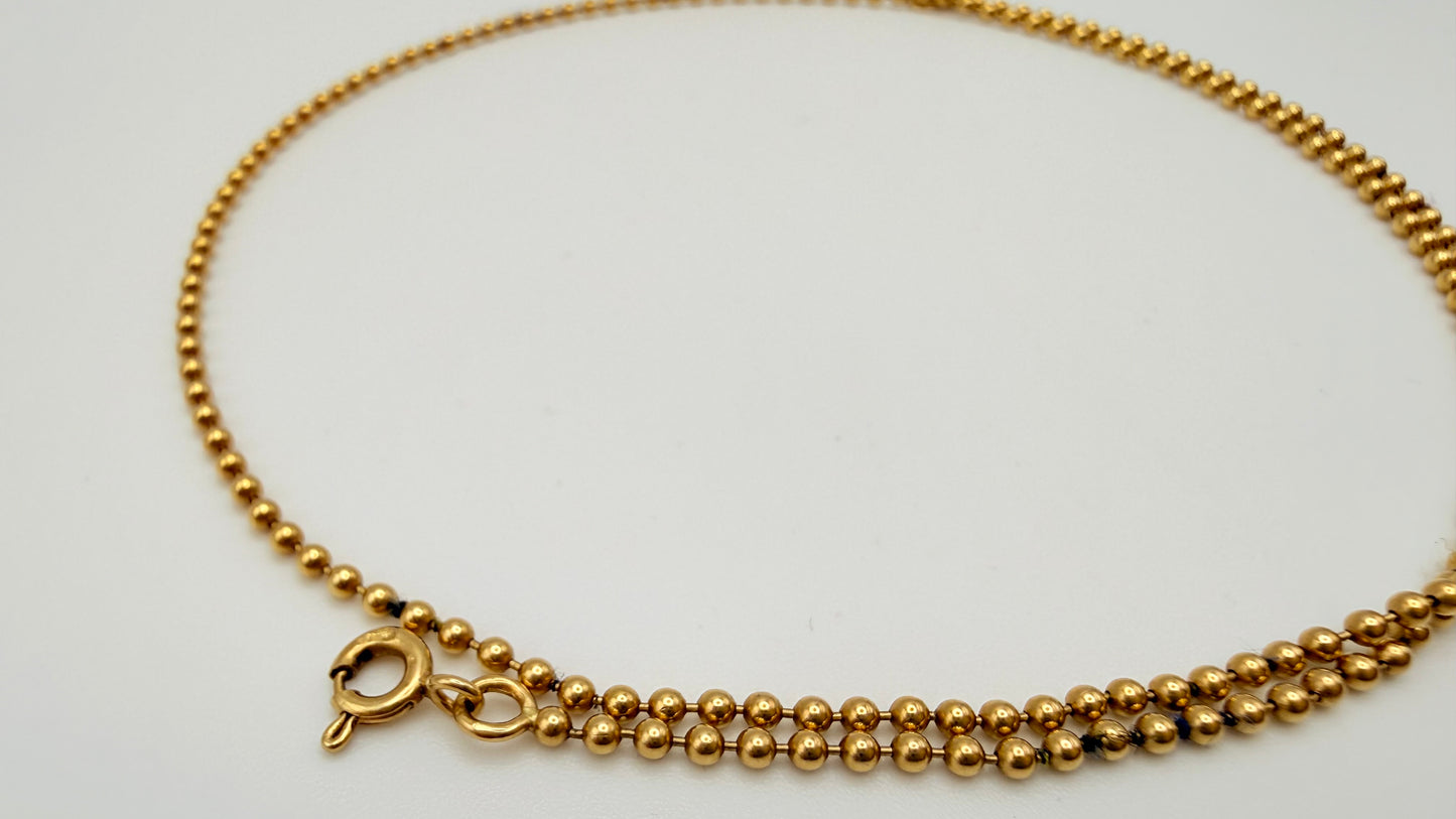 Collier Princesse en Or Jaune 18k 6.05 Grs