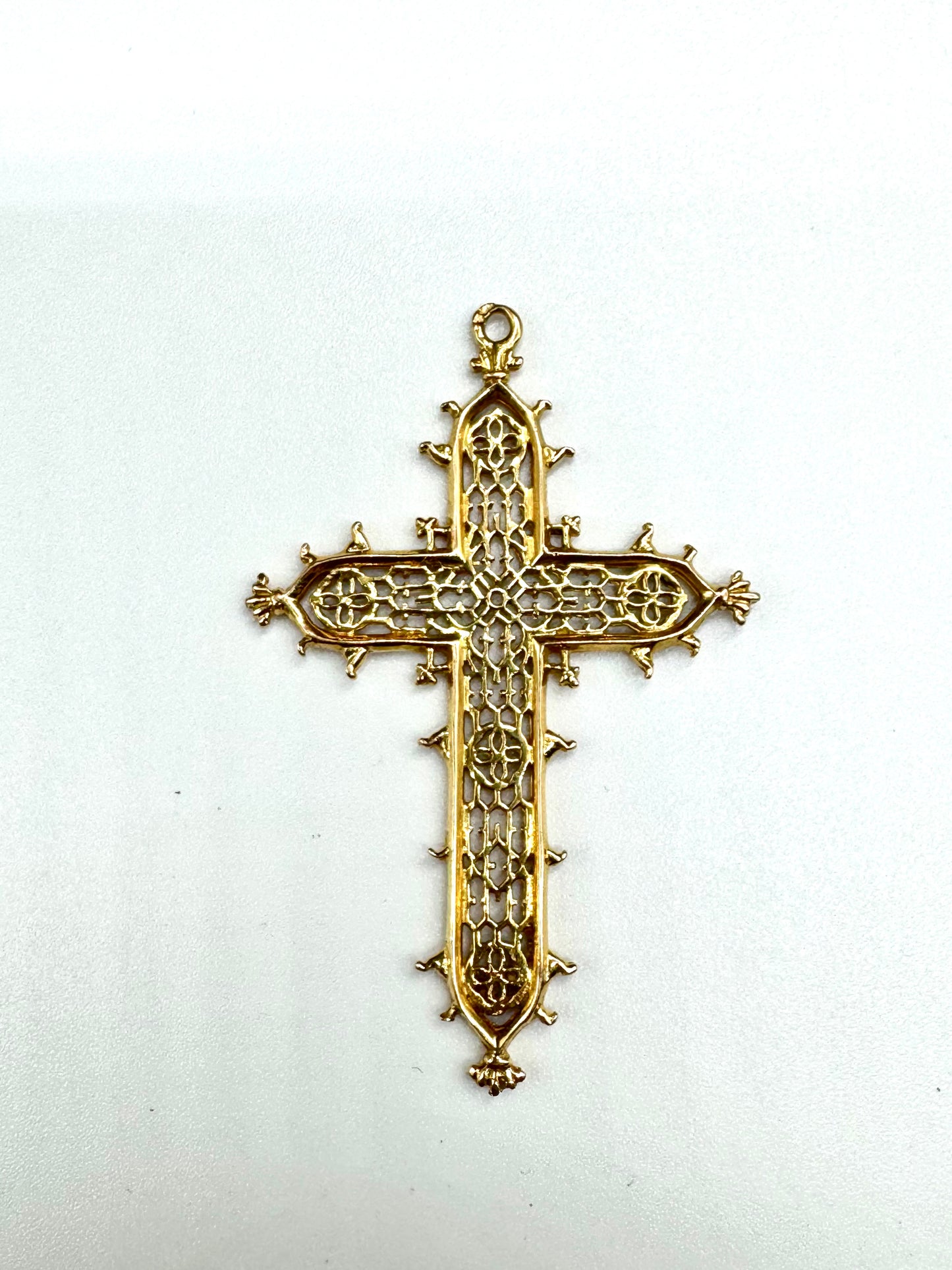 Pendentif Croix en Or Jaune 18K 4.75 Grs