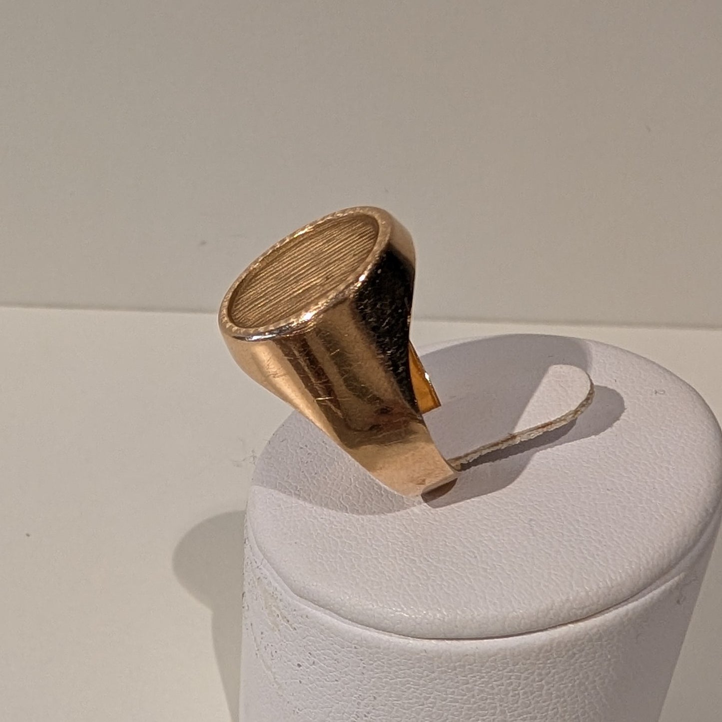 Bague Chevalière Or Jaune 18K Taille-62