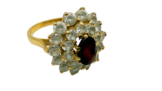 Bague en Or Jaune 18K Taille-51