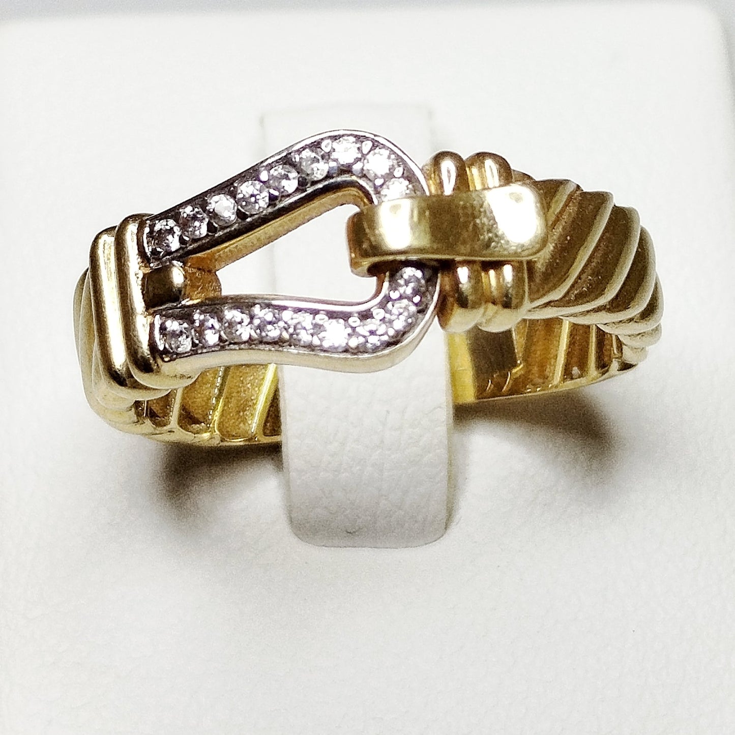 Bague en Or Jaune 18K Taille-56