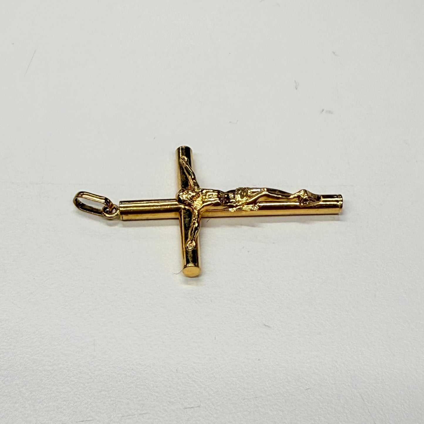 Pendentif Croix Or Jaune 18k -Poids - 1.31 Grs