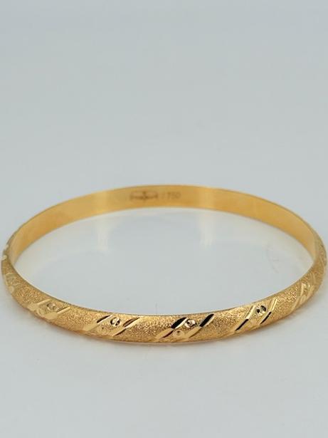 Bracelet Jonc Or Jaune 18K 45.94 Grs