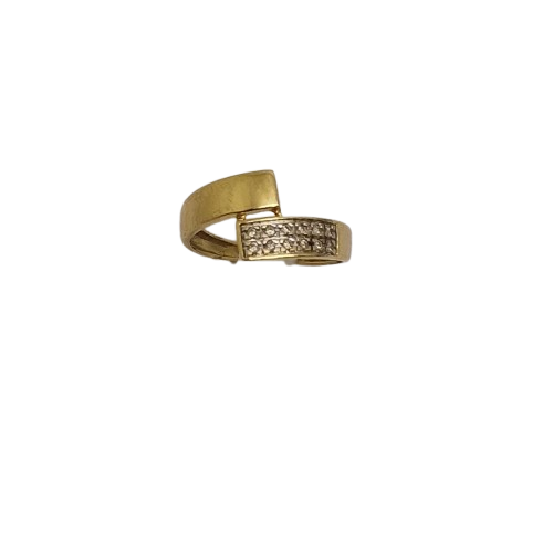 Bague en Or 18K avec Diamants 2.45 Grs - Taille 54